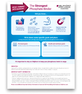 Image of Move Forward with Velphoro Patient Handout